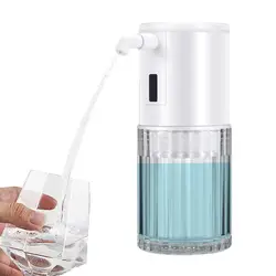 Electric Mouthwash Dispenser Touchless Mouthwash Container Rechargeable Countertop Mouth Wash Container 3-Mode Glass Mouth Pump