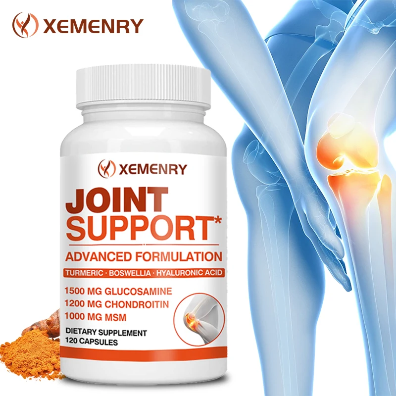 Joint Support Capsules Supplement - Turmeric, Repair Joint Damage, Enhance Immunity, Strengthen Cartilage and Muscle Health