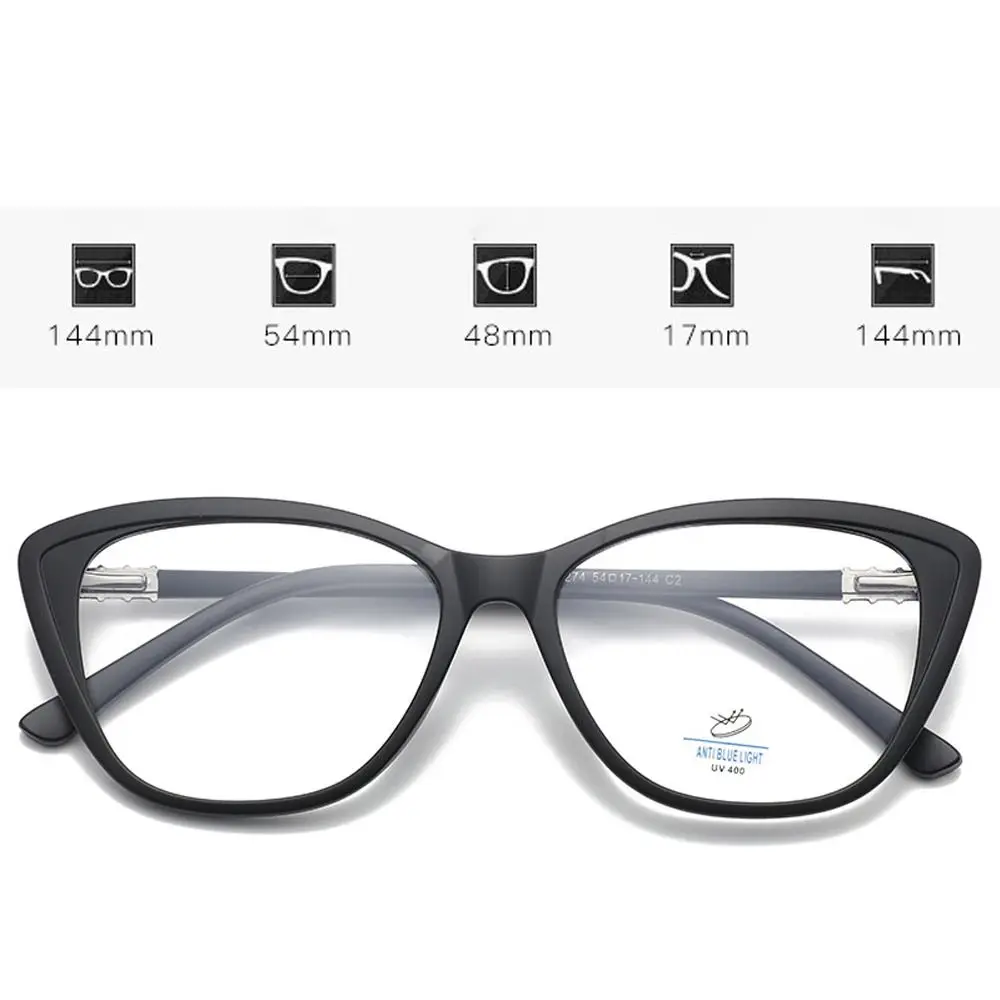 Transparent Brand Designer Women Men Eyeglasses Frames Fashion Computer Goggles Anti Blue Light Glasses Eyewear Flat Spectacle