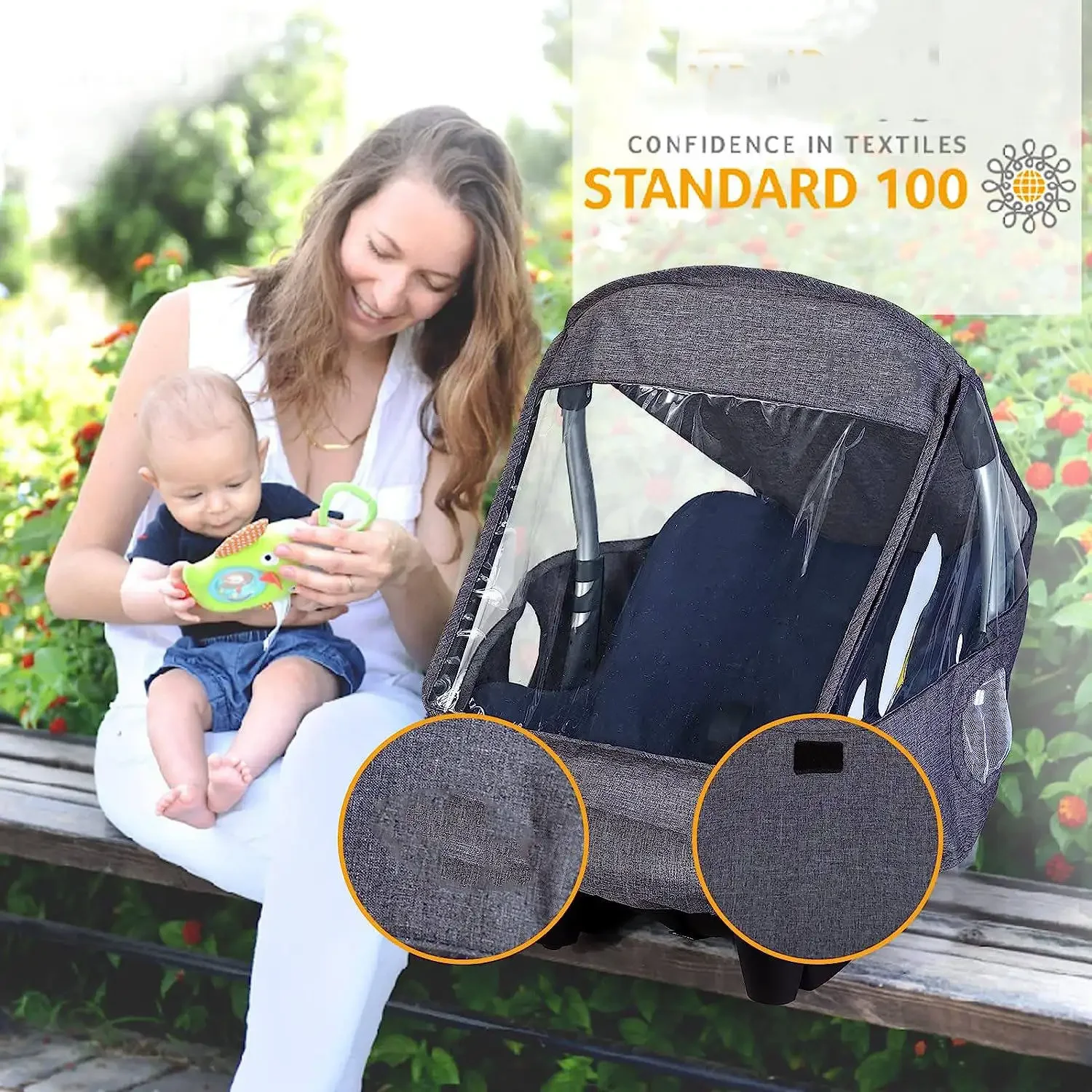 Waterdichte Universele Maat Ademend Autostoeltje Kinderwagen Accessoires Regenhoes Baby Kinderwagen Regenhoes