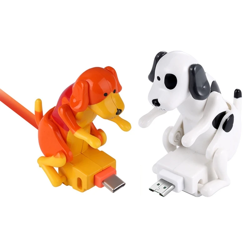 GR Type-C USB Charging Cable 120cm Length Cute Stray Dog Data Cord Power Adapter Mobile Phone Fast Charging Cord