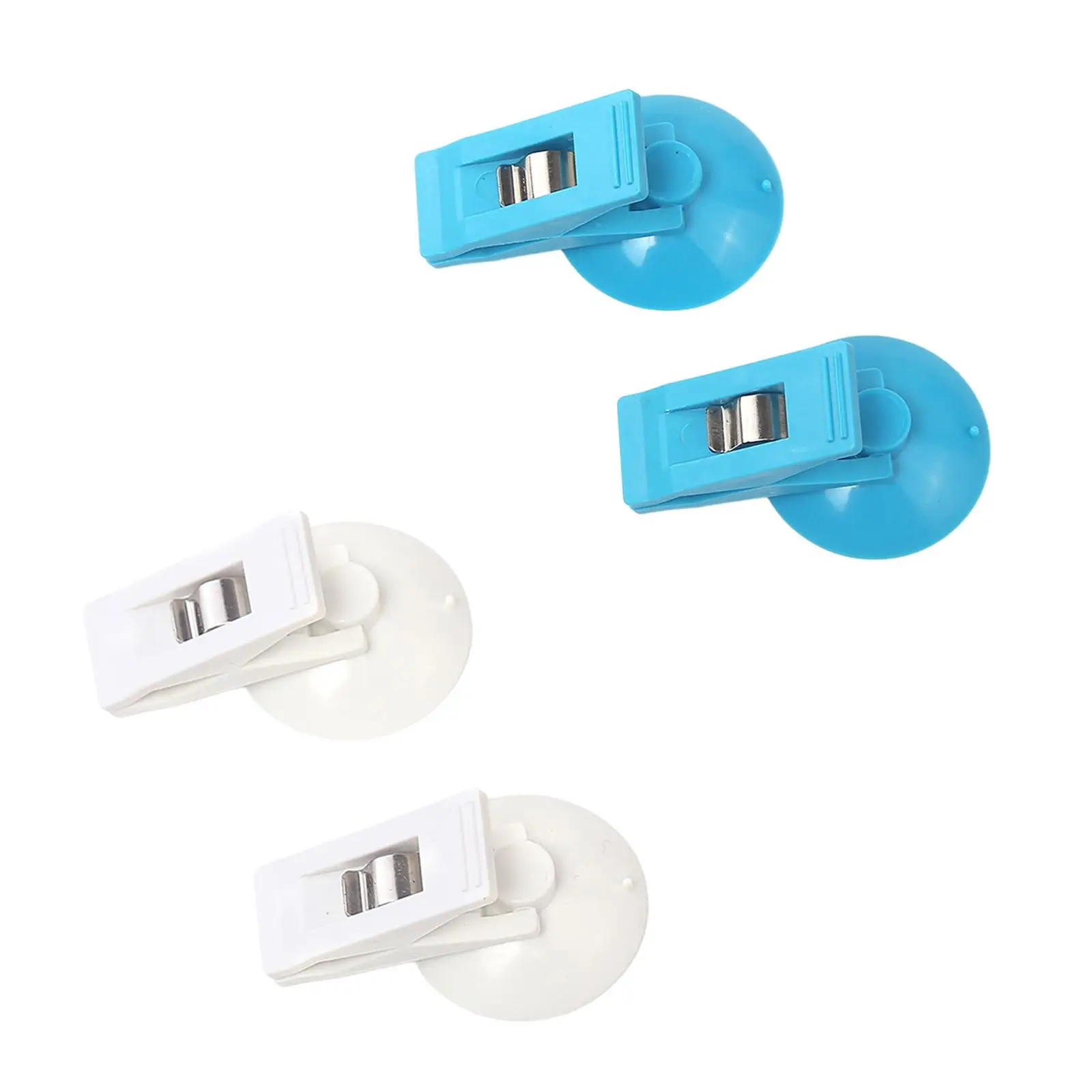 2Pcs Window Suction Cup Clip Reusable Multifunction Car Windshield Tickets Holders for Bathroom Business Car Fridge Office