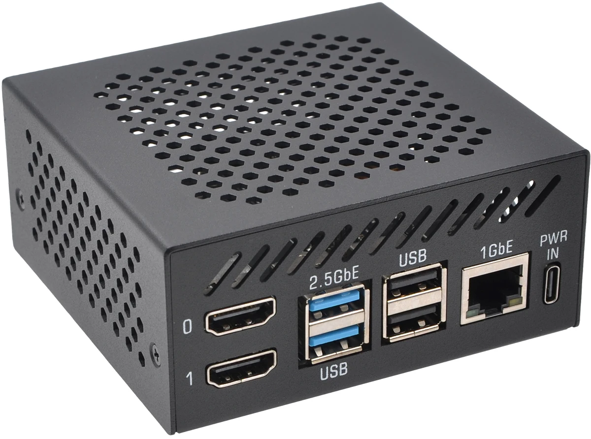 Carte Raspberry Pi CM5 IO NAS 2xNVMe double Ethernet X1500