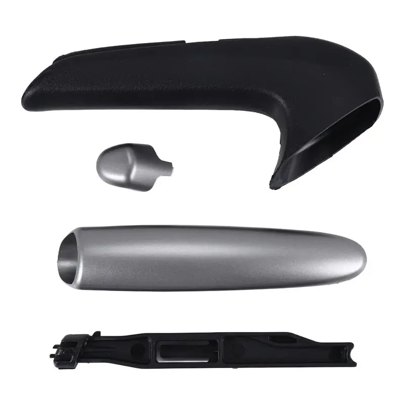 Stable-10PCS Black Emergency Car Interior Parking Hand Brake Handle Lever Grip Cover For Honda Civic 2006-2011 47115-SNA-A82ZA