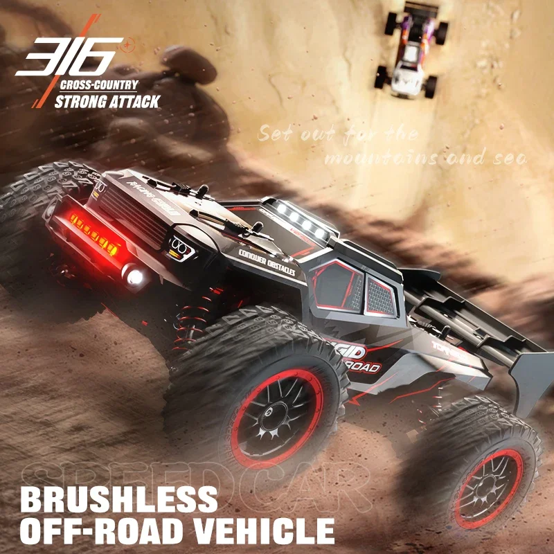 SG316 MAX RC Auto Borstelloze 4WD RC Auto 80 KM/H Professionele Racewagen 2.4G Hoge Snelheid Off-road Drift Auto Afstandsbediening Speelgoed