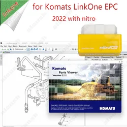 for Komatsu LinkOne EPC 2022 FULL Offline parts catalouge + nitroobd