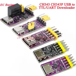 5Pcs/1pc CH343 Isolated USB to TTL CH343P USB to TTL 3.3V/5V Serial Port Isolation Communication 6Mbps UART Downloader Module