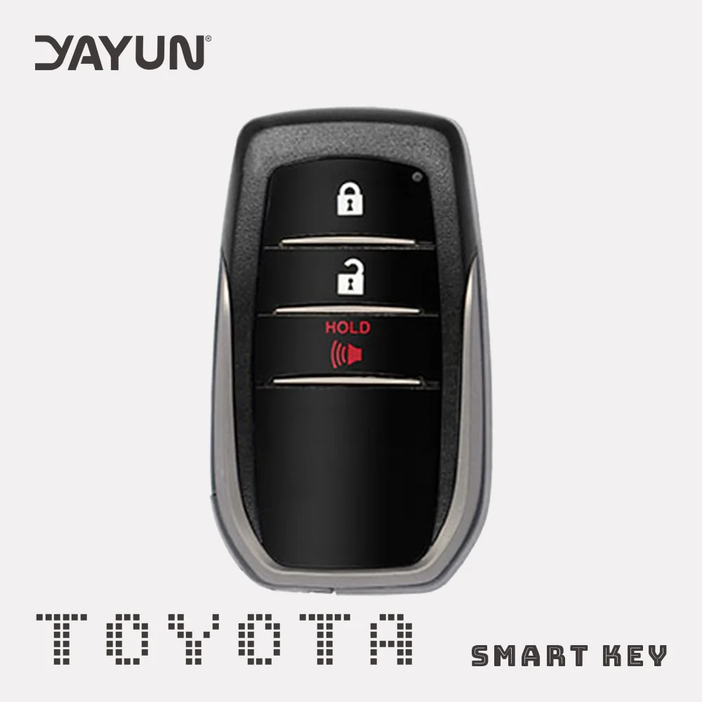 

YAYUN Buttons Remote Key Control Housing ForToyota Fortuner Prado Camry Rav4 Highlander Smart Crown New