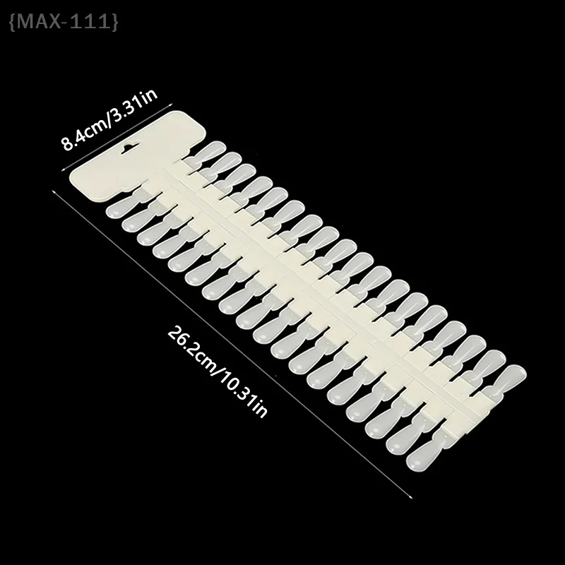 36-delig nagelkunstdisplayrek, traanvormig ontwerp verwijderbare valse nageltips standaard voor manicure oefentool
