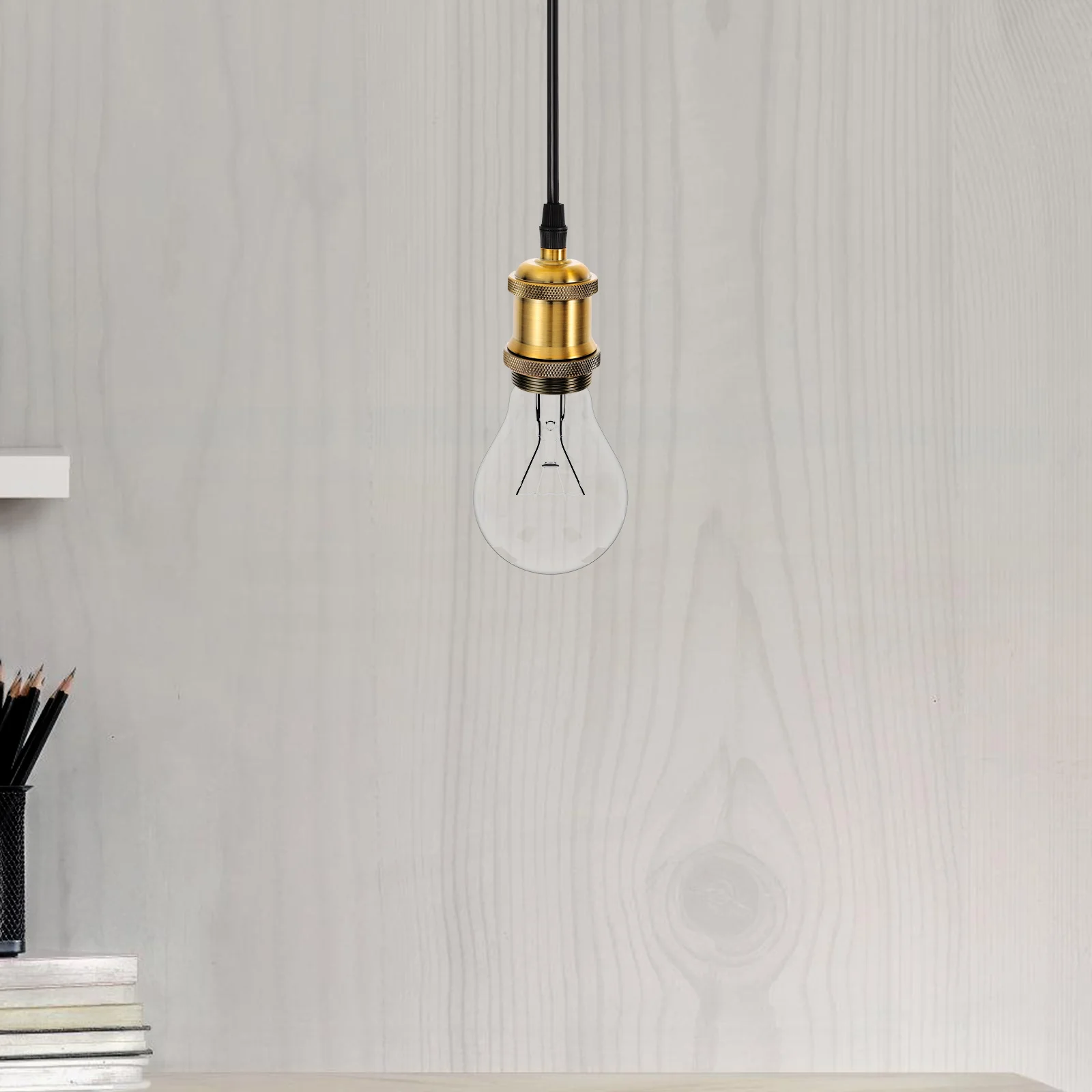 

Retro Lamp Socket Cord Plug E27 Base Pendant Light Bulb Socket Aluminum Hanging Kit Switch Ch Lighting Accessories