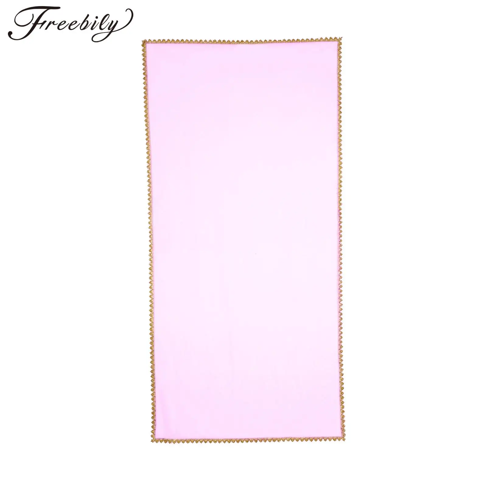 Sciarpe rettangolari Scialle tradizionale indiano in rete per ragazze Accessorio scialle trasparente con finiture dorate etniche indiane in tulle trasparente