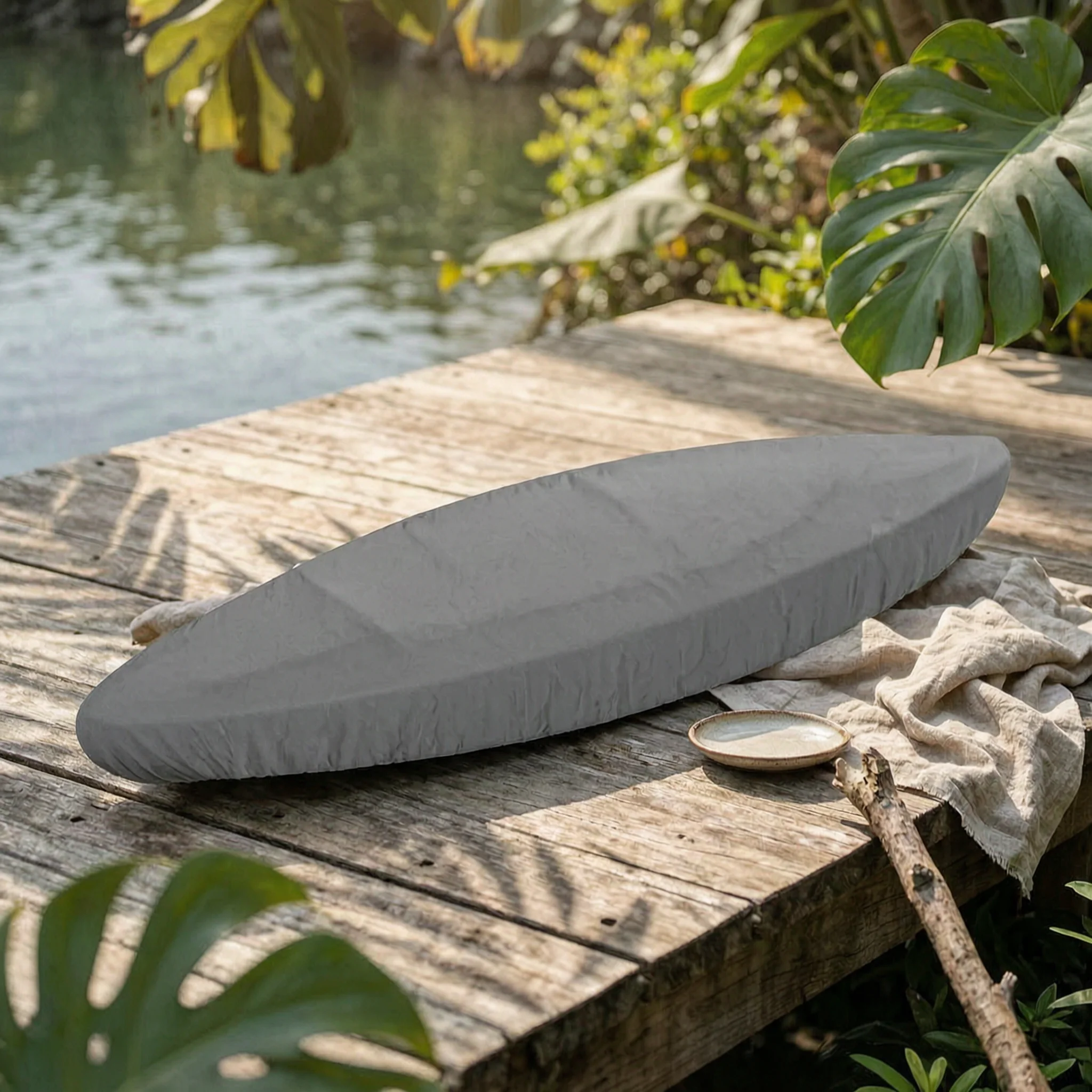 Kayak Cover Rainproof Safeguarding Kayak Cover Elastic Bottom Buckles