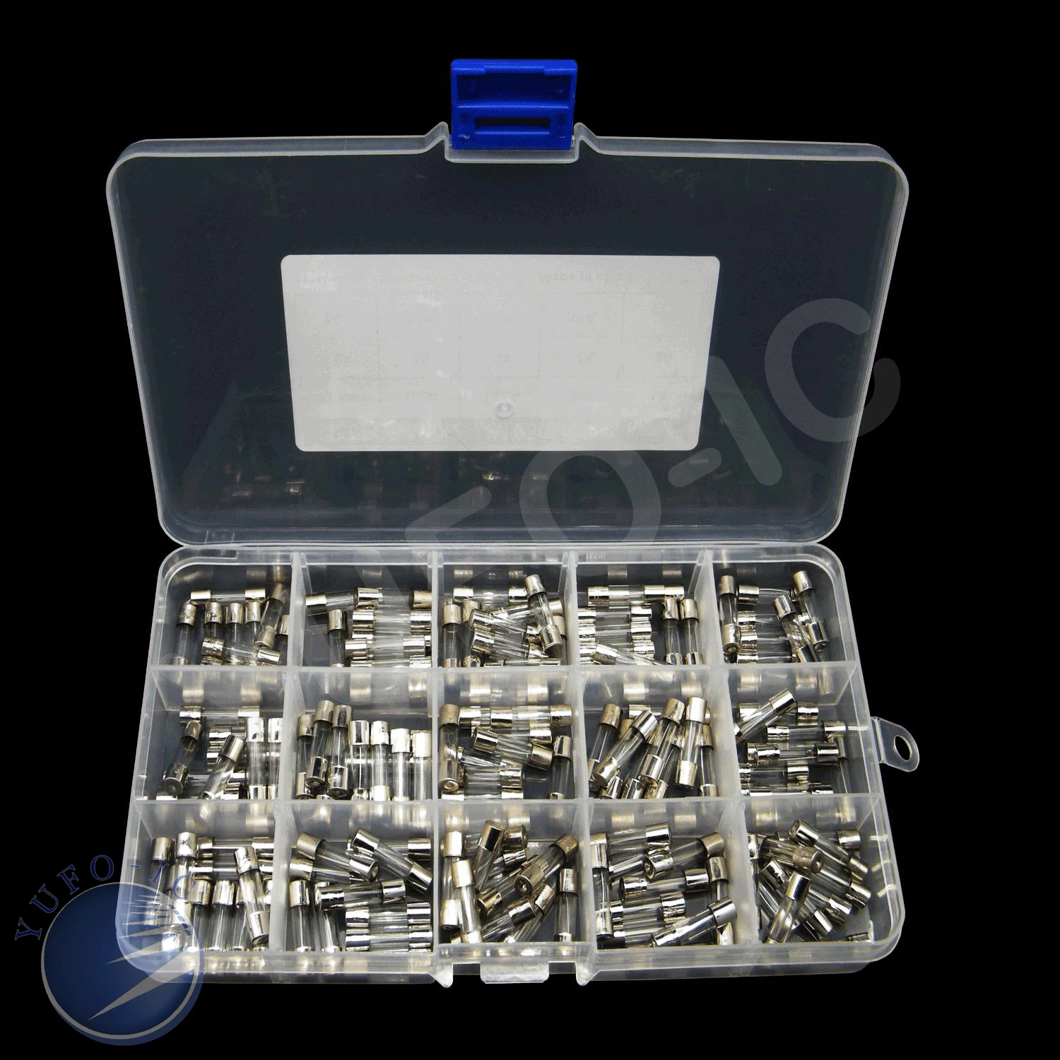 Fuse Box Kit 0.1A 0.2A 0.25A 0.5A 1A 1.5A 2A 3A 4A 5A 8A 10A 12A 15A 20A Safety Blown Fuze Tube 5x20 15Value*10pcs=150pcs 5*20mm