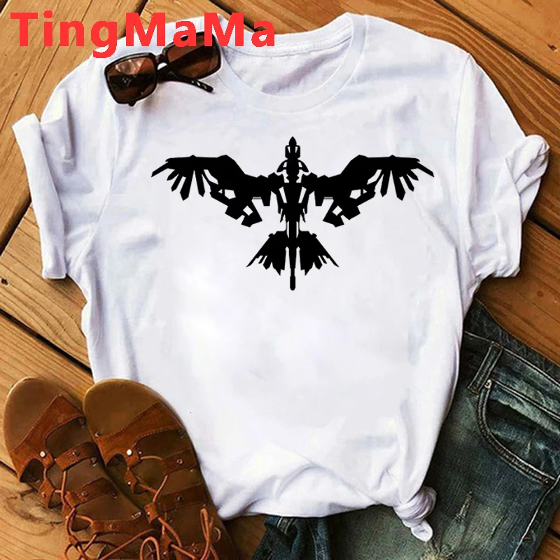 Horizon Forbidden West T Shirt Men 2022 Hot Games T-shirt Cartoon Summer Tops Graphic Tees Unisex Hip Hop Streetwear Tshirt Male