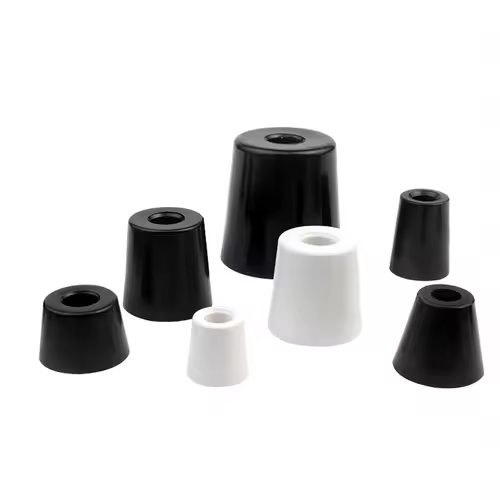 4pcs Black Rubber Feet diy Furniture  legs Floor Protector Cushion damping pad With gasket Instrument case foot base - Image 2