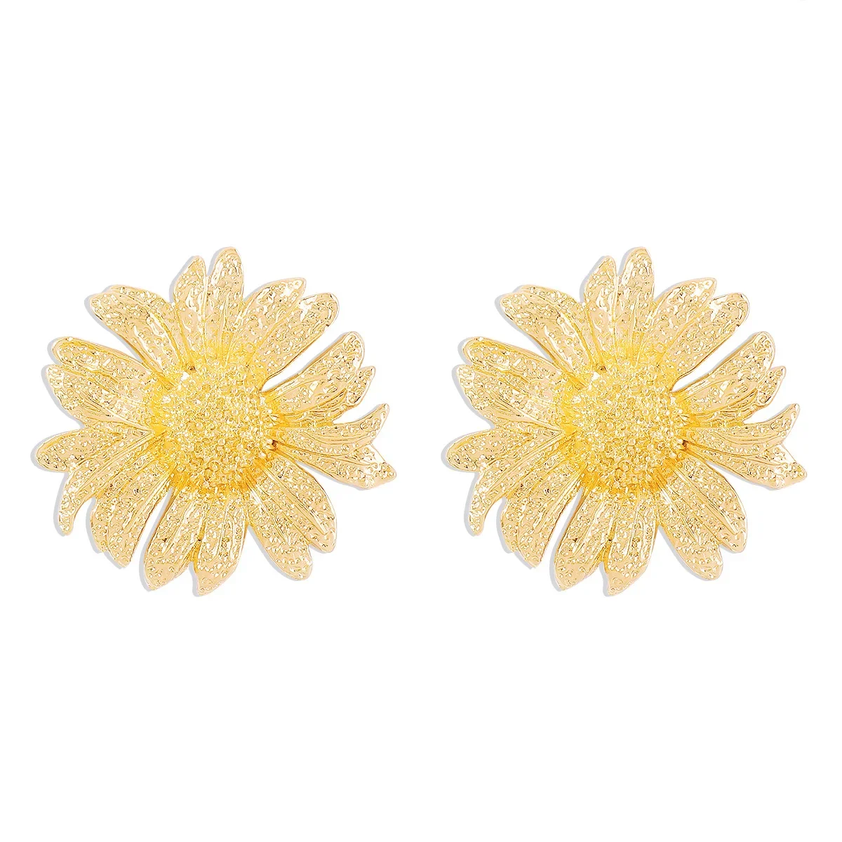 

Simple Exaggerated Sunflower Large Earrings 2023 Eardrop For Women