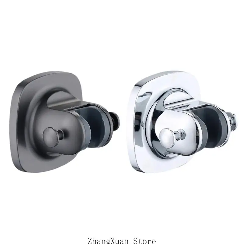 

Shower Brackets Adhesive Mounting ABS Adjust Height For Handheld Sprayers 3XUF