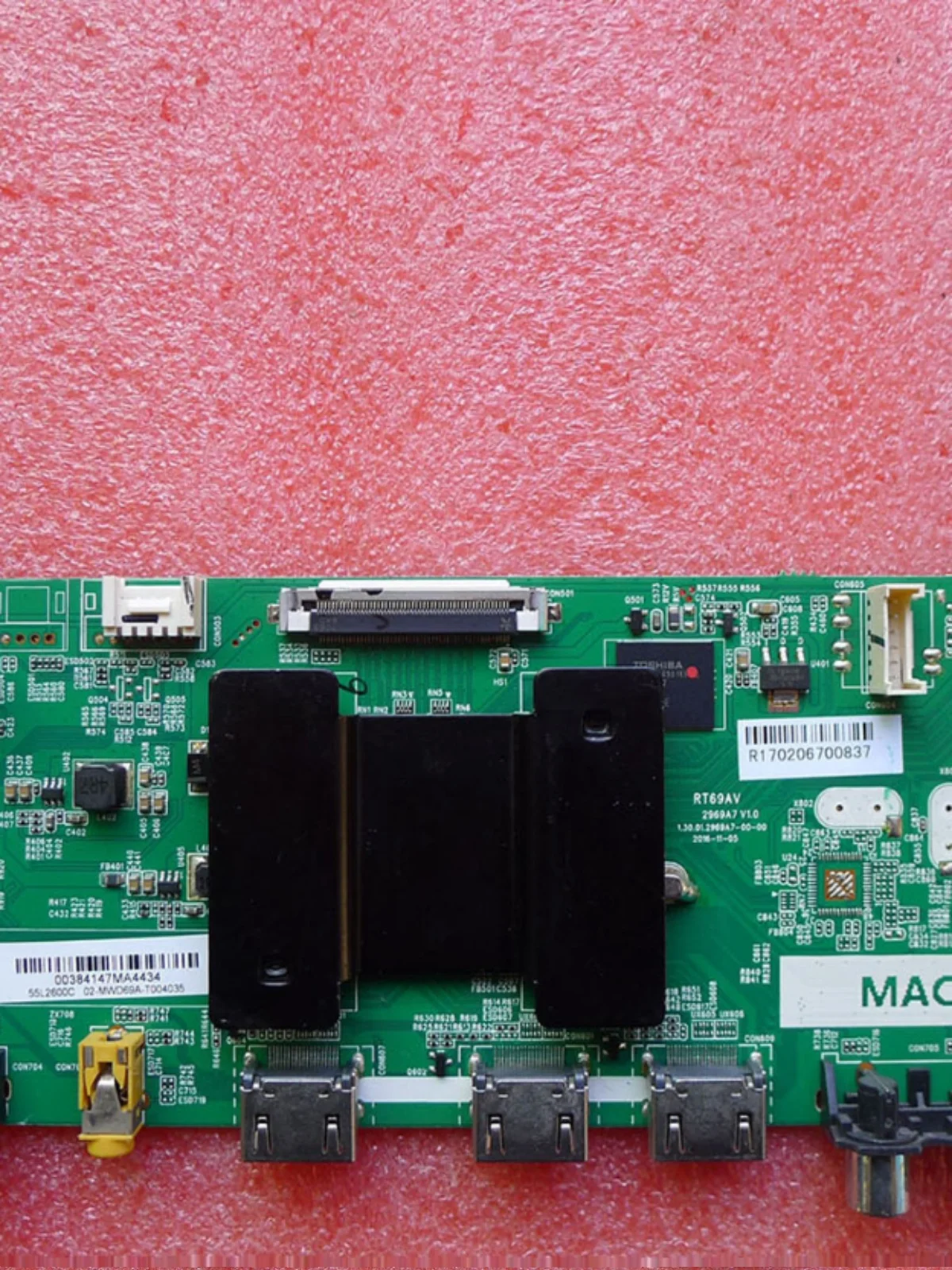 55L26CMC 1.30.01.2969A7-00-00 RT69AV LVF550CSDX test ok circuit board motherboard