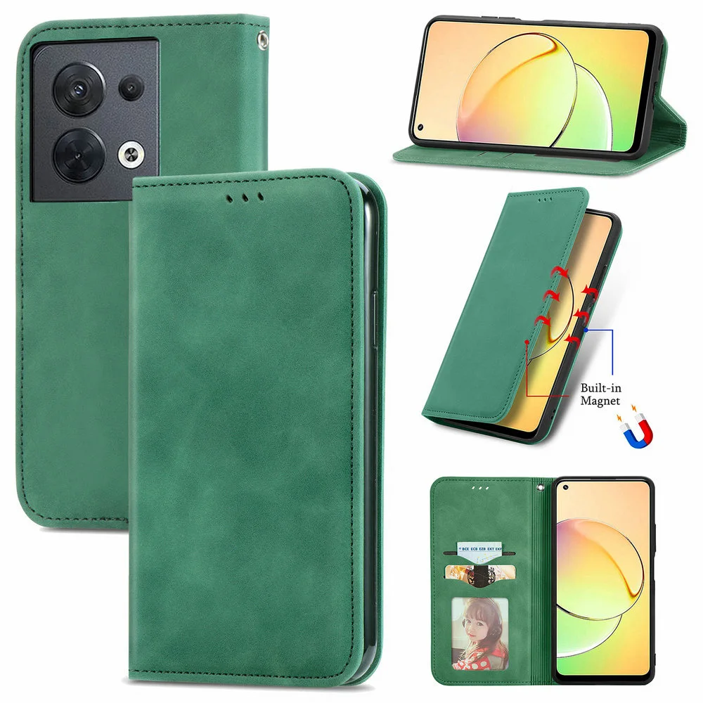 Magnet Flip Case for Infinix Note 40 Pro 4G 5G 2024 Luxury Cover Smooth Wallet Funda Infinix Note 40 Pro Plus Case Phone Note40