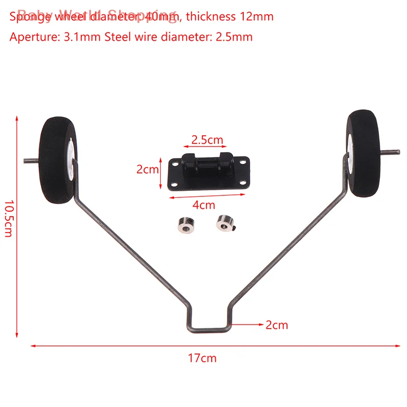 Surfeur planeur d'envergure X8 fabriqué en précision équipé d'un train d'atterrissage en fil d'acier