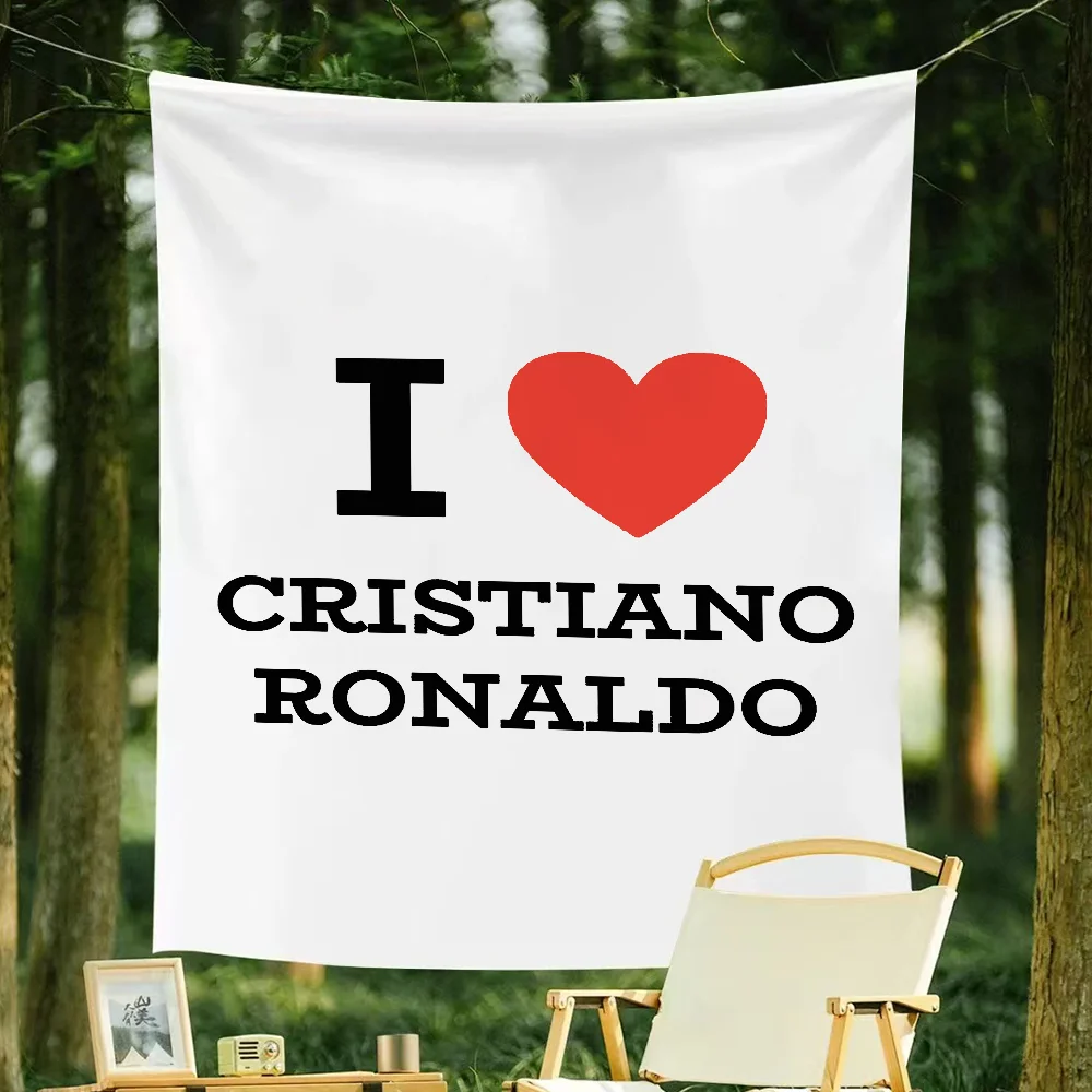 flag For Living C-Cr7 Dorm Decor Art Football R-Ronaldo Garage Star Room Home Bar Wall Club Live Decoration Banner