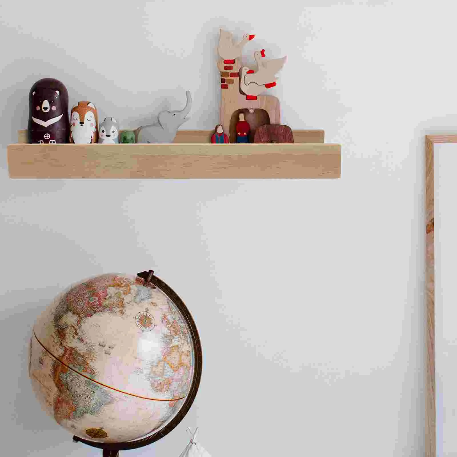 

Shelf Wooden Floating Show Mounted Holder Decorative Frame Storage Shelves Display