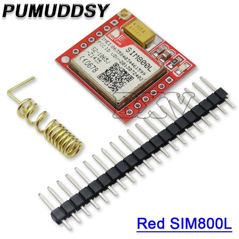 SIM800L GPRS GSM Module W/ PCB Antenna SIM Board Quad Band For Arduino Red/blue Sim800L With Antenna Board