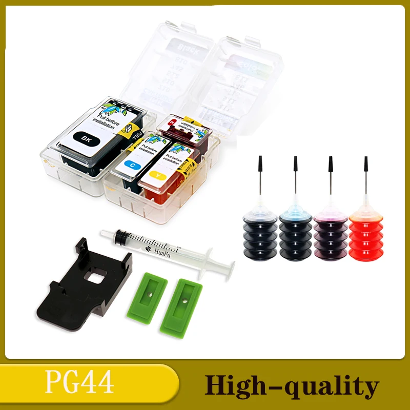 einkshop ink Cartridge PG44 CL-54 Smart ink Cartridge Refill Kit PG44 CL-54 For Canon  Pixma E401 E402 E461 E471 E481 Printer