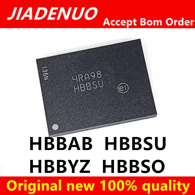 (1pcs)100% New HBBAB HBBSU HBBYZ HBBS0 HBBSO MTFC32GJWDQ-4L AIT MTFC16GLWDQ-4M AIT Z MTFC8GLWDQ-3L AAT Z MTFC4GMWDQ-3M AIT BGA