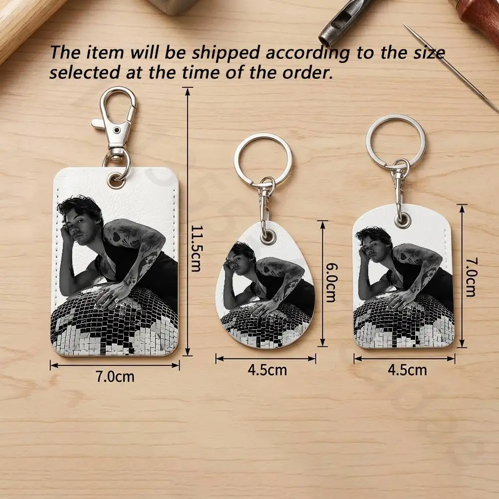 H-HaRRy Music Styles Keychain Card Holder, Badge Credit Card Holder, Student ID Card Holder