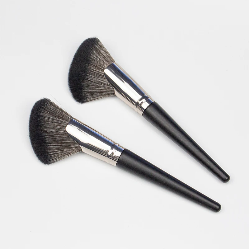 Repair Brush Facial Contour Makeup Brush Fan-shaped Professional Loose Powder Blush Highlight Bronze V Face Contour Makeup Brush