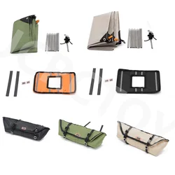 RC tenda da sole simulata tenda tenda da traino bandiera borsa da viaggio decorazione per 1/8 1/10 TRX4 SCX10 YIKONG RGT Redcat RC Rock Crawler