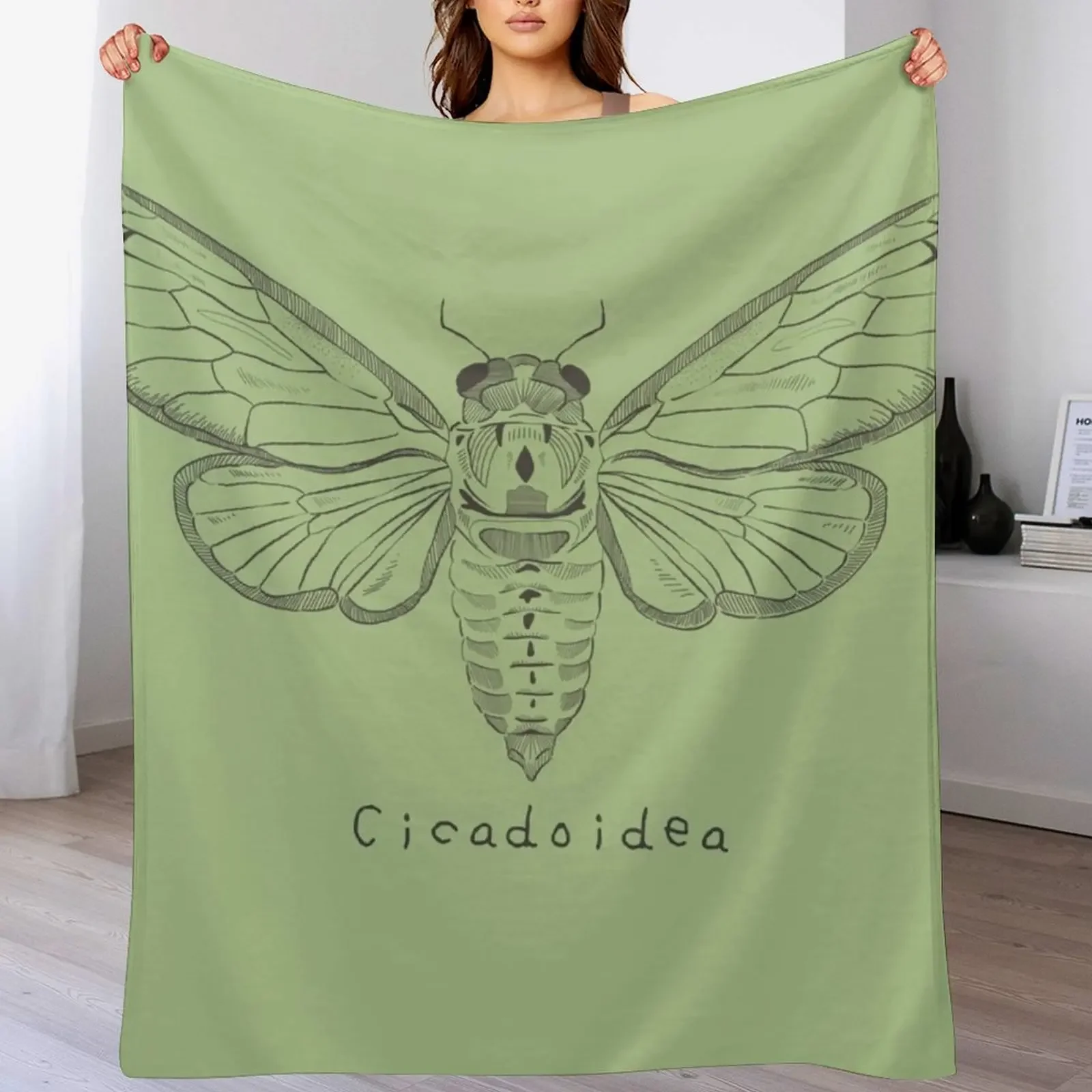 

Cicada Throw Blanket Lightweight Cozy Blanket for Bed Sofa