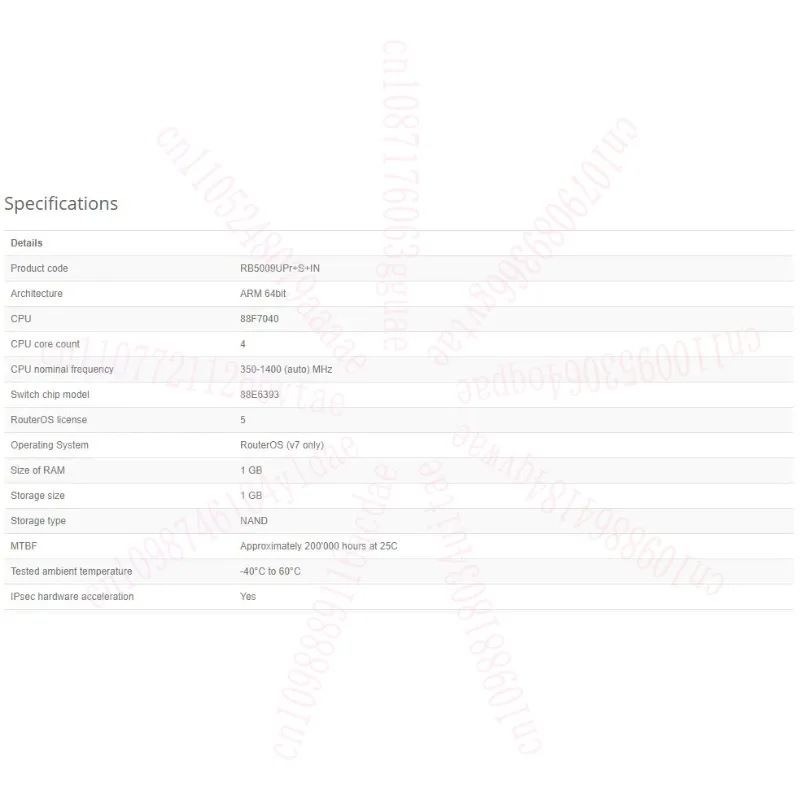 راوتر RB-5009UPr+S+IN RB5009 مع PoE-in وPoE-out على جميع المنافذ، ISPs الصغيرة والمتوسطة. 2.5/10 جيجابت إيثرنت SFP+