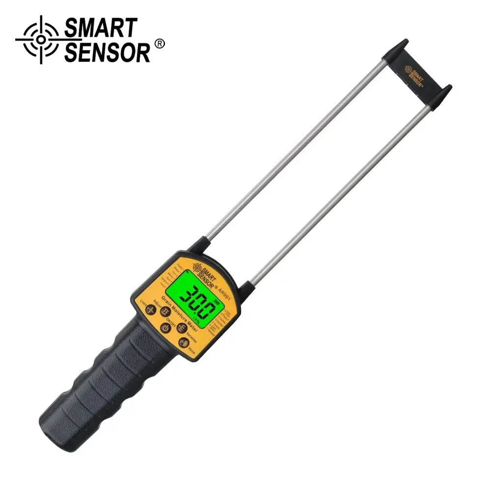 Handheld LCD Digital Grain Moisture Meter Hygrometer with Measuring Probe For Corn,Wheat,Rice,Bean,Wheat Flour Fodder