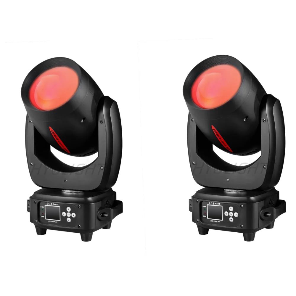 

Светодиодный светильник с подвижной головкой 180 Вт, луч, точечный и зум, 24 вращающиеся призмы, 14 гоборов, 11-цветное колесо и эффект радуги, 6 разрядов - линза для DJ-сцени