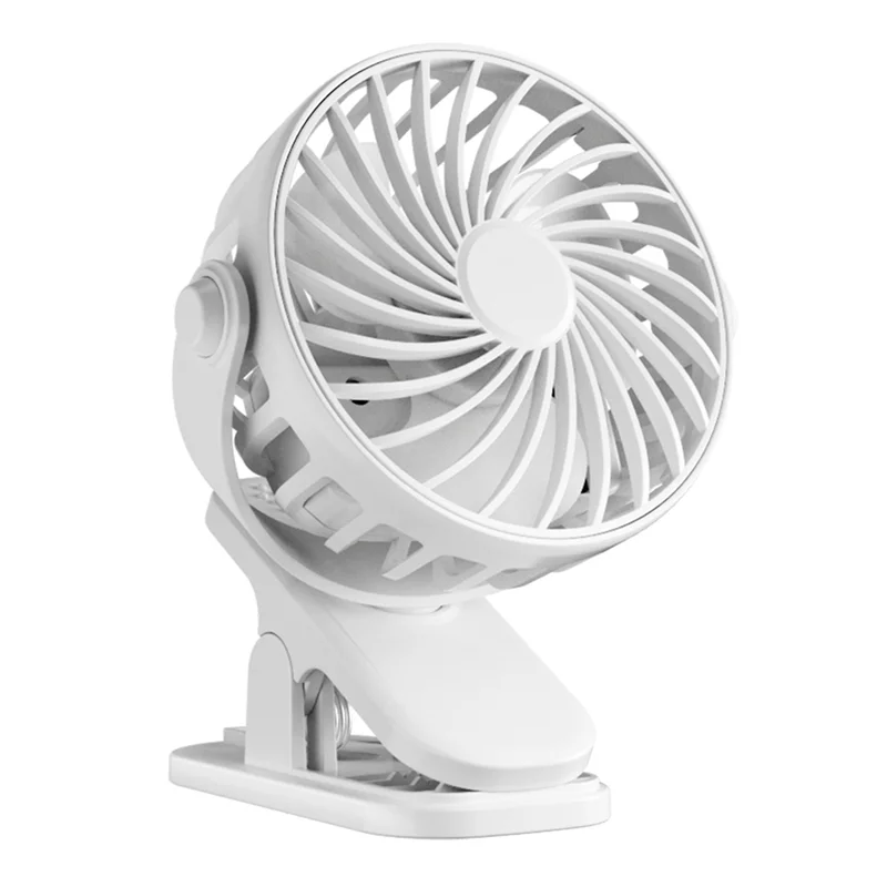 

BFYL Mini Fan Rechargeable Fan Rotating Hanging Clip Fan Portable Office Bedroom Dormitory Outdoor Fan Gifts White
