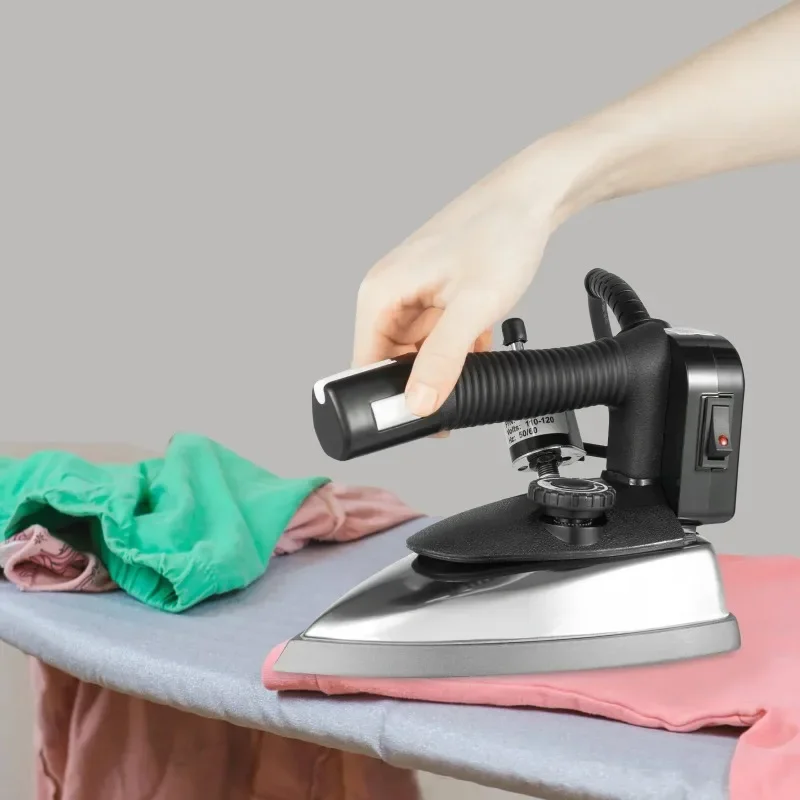 1200W Industrial Professional Electric Steam Iron, Temp Range 60~220℃ Tank Industrial Gravity System for Garment Factories