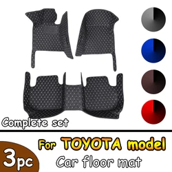Car Floor Mats For TOYOTA Aygo SIENTA Verso Caldina porte blade Soarer IST 2022 2023 Car Accessories