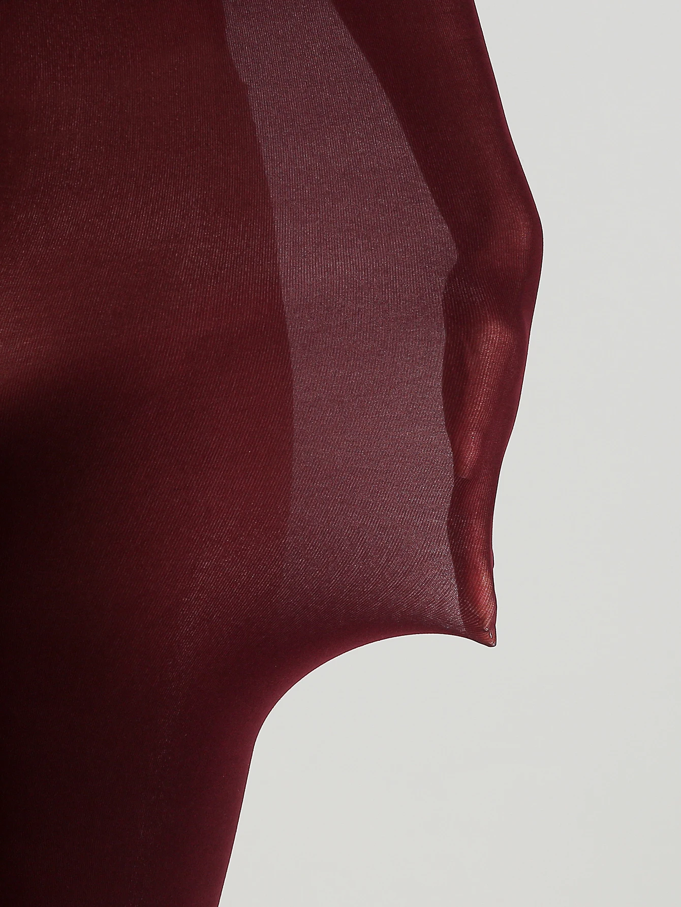 فستان للنساء أنجورا أحمر أنيق، طماق مثيرة، جوارب طويلة غير شفافة عالية التمدد #5