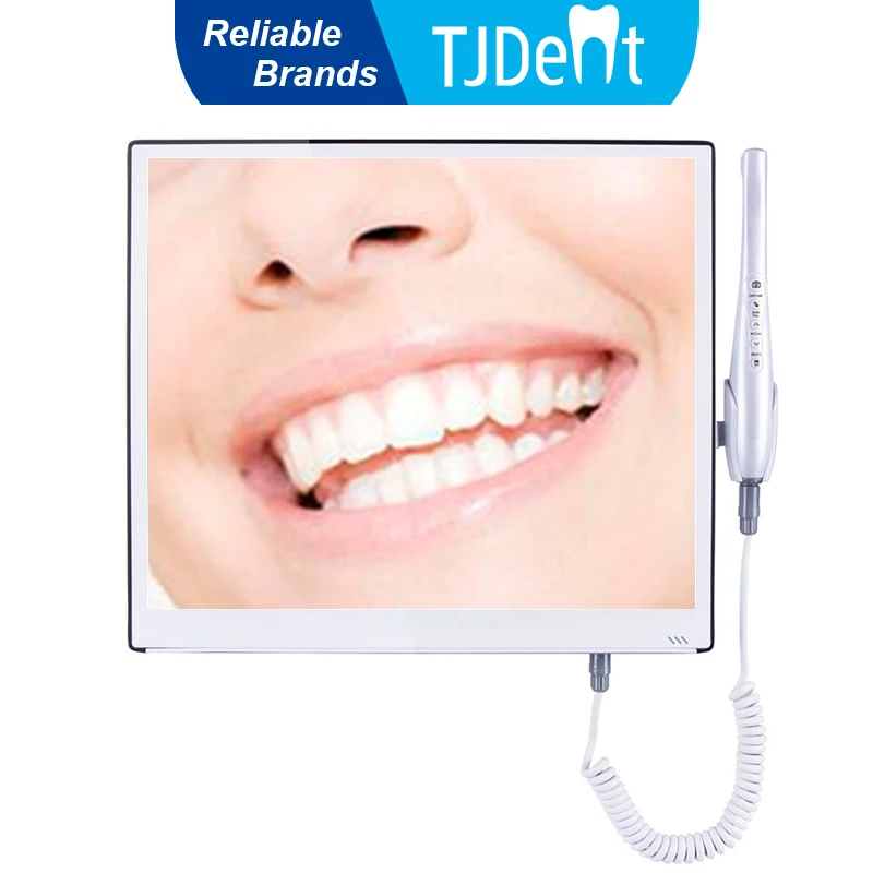 TJDent 17-inch Dental Intra Oral Camera HDMI High-Definition Intraoral Camera Digital Monitor Intraoral Dentist Instrument Tools