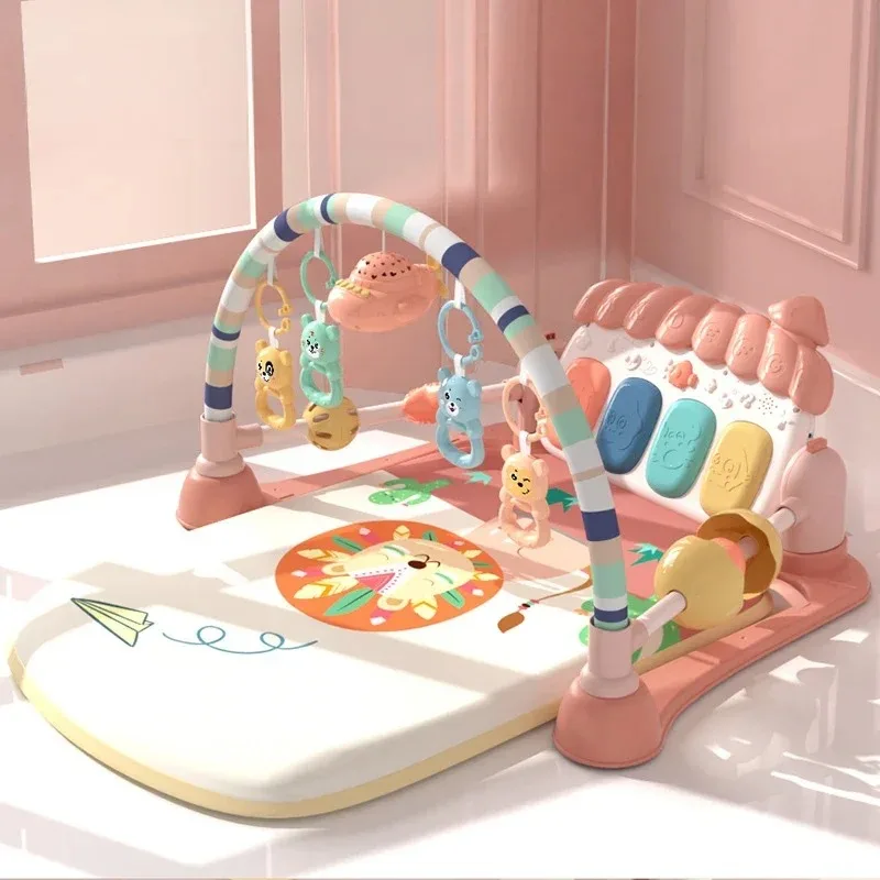 Baby Fitness Piano Mats Cute Toddler Indoor Activity Crawling Musical Educational Gym Soft Playmat For Newborn Baby Infant Gifts view 2