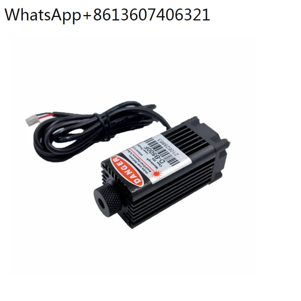 เลเซอร์แกะสลักสีน้ำเงิน-ม่วง445nm 1.6W ปรับความยาวโฟกัสได้12V/24V อินพุตควบคุม PWM