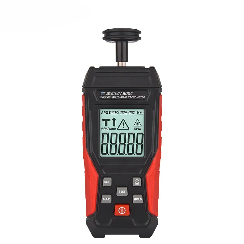 tacometro do contato do laser indicacao digital tacometro linear verificador da velocidade ta500c 01