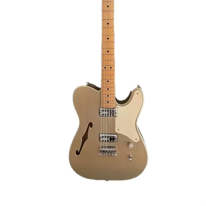 

STLF Semi-Hollow Cabronita Tele Style Electric Guitar Shoreline Gold Finish