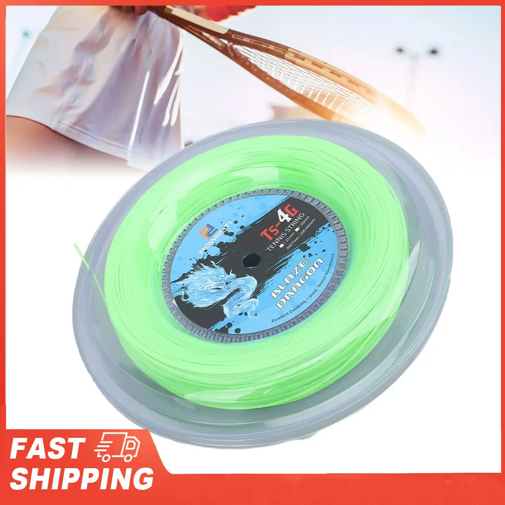 

Polyester Tennis String Tennis String Polyester 200m Reel Tennis Racket String for Training Fluorescent Green Tennis String Reel