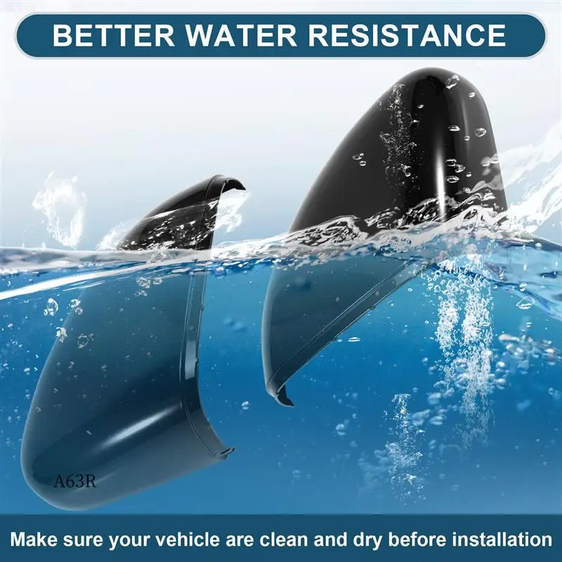 

AR-Car Rearview Mirror Cover Door Mirror Shell For Ford Fiesta 2018-2024 Side Rear View Mirror Cover