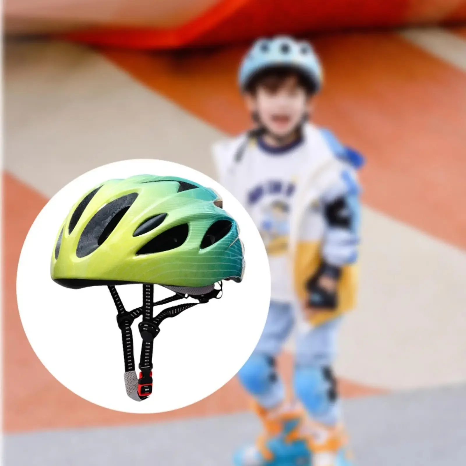 Kids Bike Helmet Impact Resistance Child Bicycle Helmet Sporting Helmet for Skateboarding Outdoor Rock Climbing Bicycling Biking