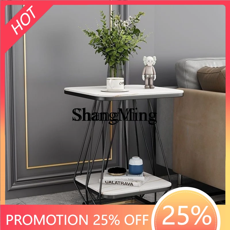 

FG living room modern simple living room sofa side table side cabinet balcony light luxury slate small coffee table