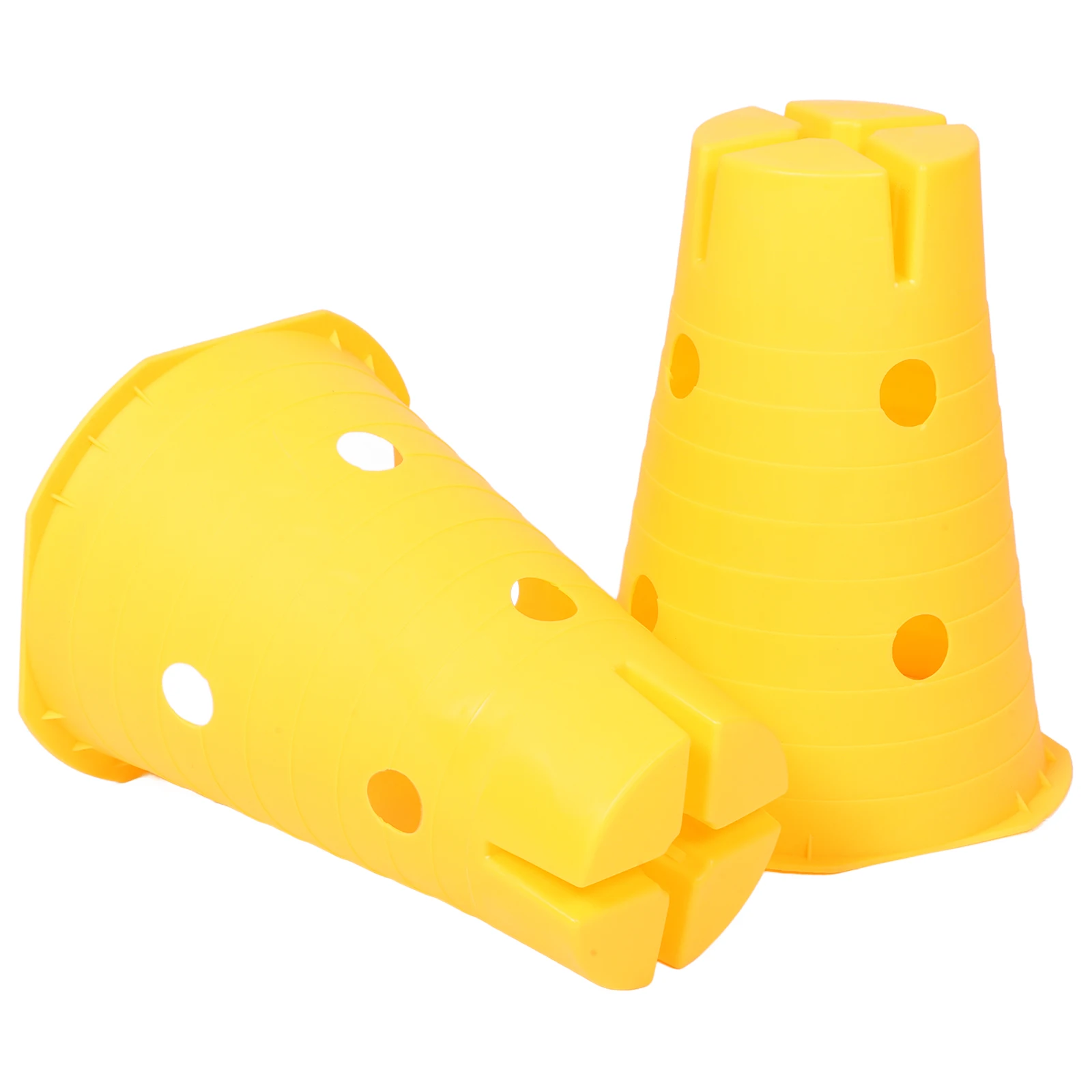 

2 Pcs Robust Material Sensory Integration Cones Small Hurdles Soccer Training Tools Kids Football Equipment For Home And School